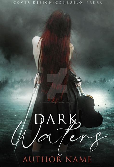 Dark Waters - book cover available by Consuelo-Parra on DeviantArt