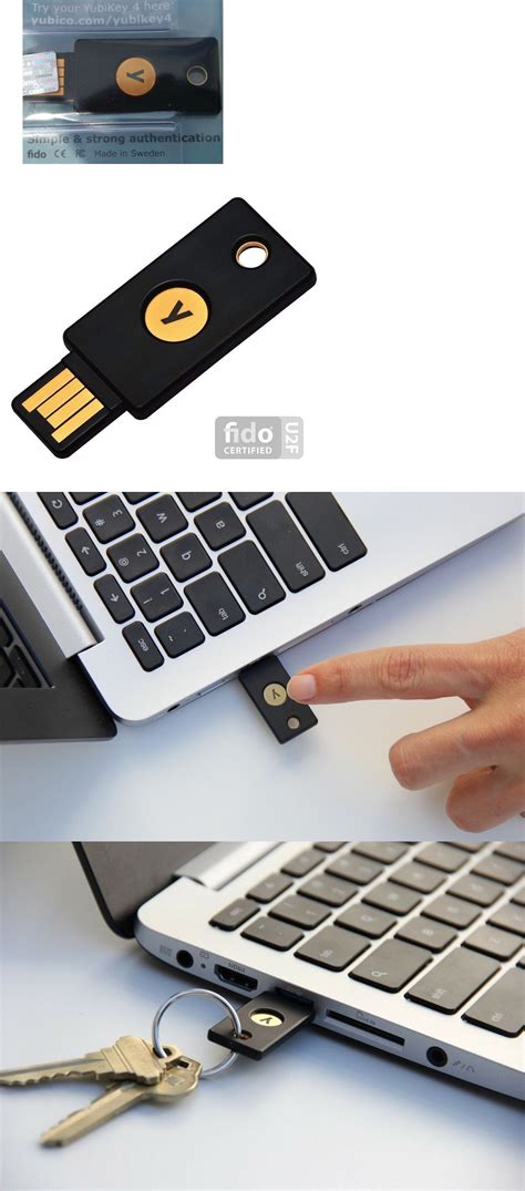 Anti-Theft Locks and Kits 31529: Group Of 5 Yubico Yubikey 4 Wired Le ...