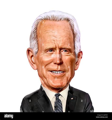 USA president Joe Biden, caricature face, drawing Stock Photo - Alamy