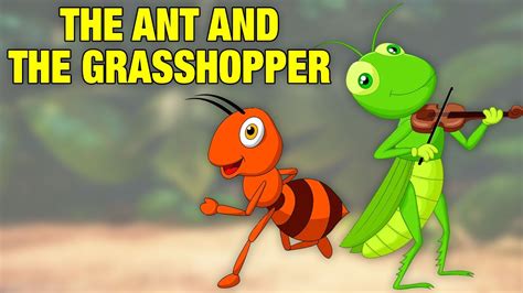 Classic Cartoons The Grasshopper And The Ants Story - Draw-level