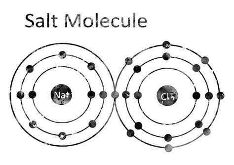 Salt Molecule Digital Art by Erzebet S - Pixels