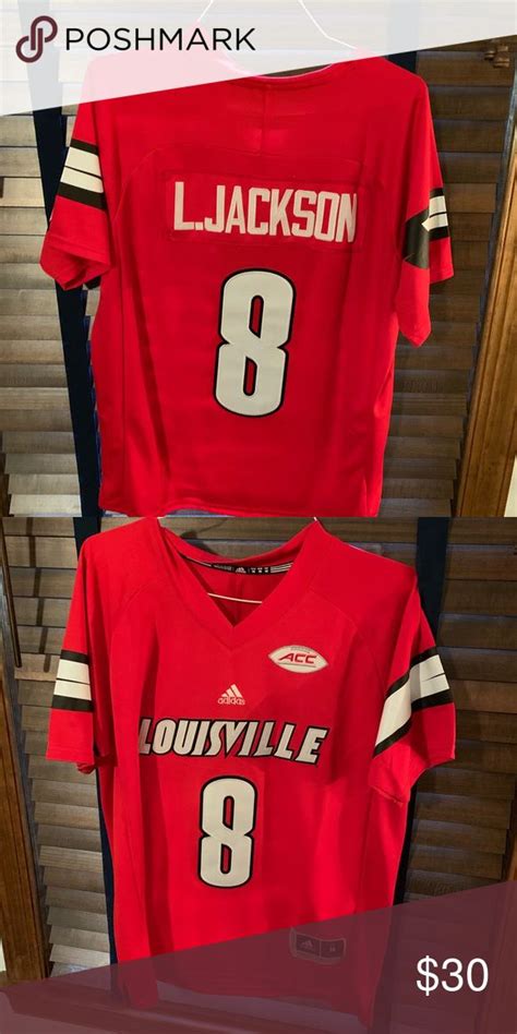 Adidas Lamar Jackson Louisville Jersey | Lamar jackson, Adidas shirt ...