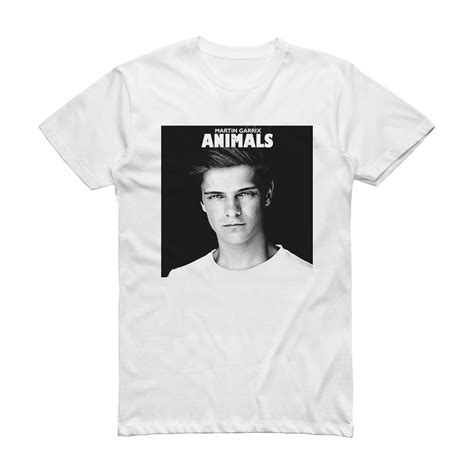 Martin Garrix Animals 1 Album Cover T-Shirt White – ALBUM COVER T-SHIRTS