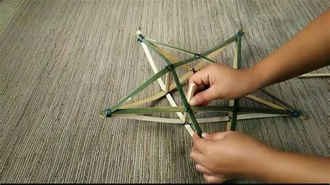 DIY #1 Christmas lantern | how to make parol or star lantern in easy steps - YouTube