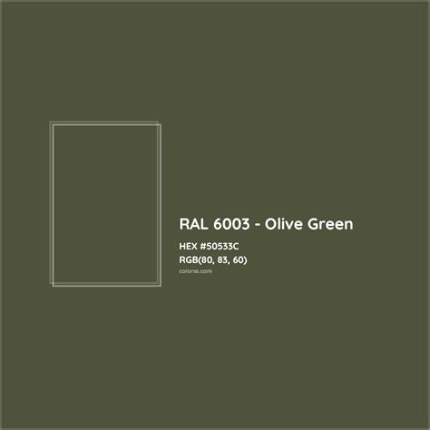 About RAL 6003 - Olive Green Color - Color codes, similar colors and ...