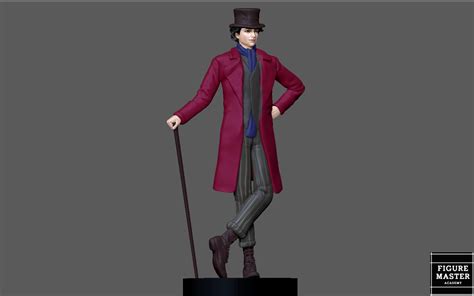 3D file WILLY WONKA timothee chalamet CHARACTER 3D PRINT 👾・3D print ...