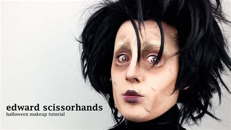 Edward Scissorhands - Halloween Makeup Tutorial (by jen pike) - YouTube