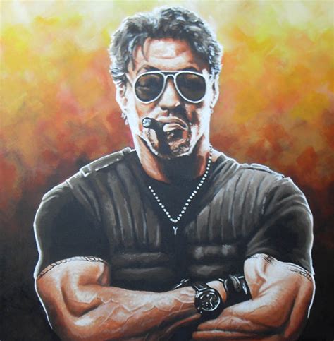 Stallone Painting at PaintingValley.com | Explore collection of ...