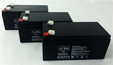 SPS Brand 12V 3.4 Ah Replacement Battery for Home Alarm Security System (3 Pack) - Walmart.com ...