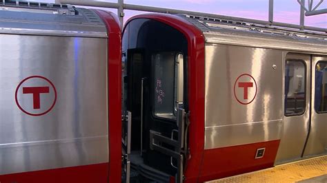 First new MBTA Red Line train taken on test drive - YouTube