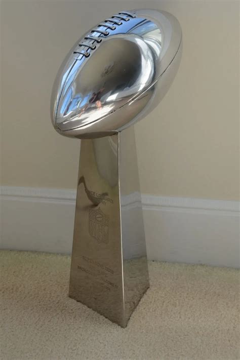 Super Bowl Trophy Vince Lombardi Trophy 1:1 Full Size Resin Replica-in Sports Souvenirs from ...