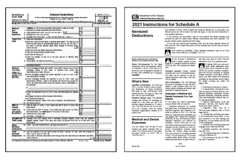 2022 Schedule A Form and Instructions (Form 1040)