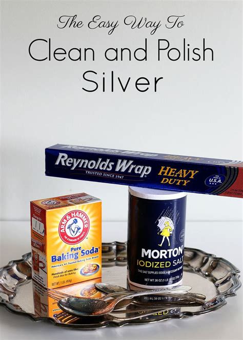 Clean Silver With Baking Soda And Aluminum Foil | How to clean silver ...