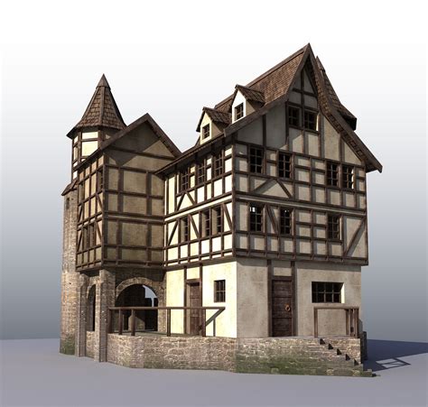 Medieval House 3D Model