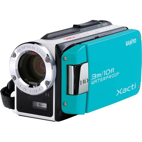 Sanyo Dual Camera Xacti 720p HD VPC-WH1 Camcorder (Blue)