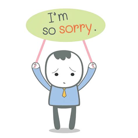 The right way to say ‘I’m sorry’