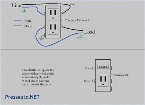 Single outlet wiring diagram