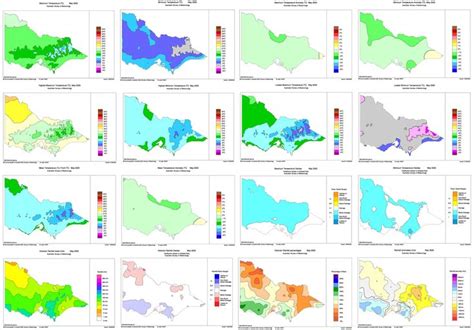 Victoria temperature and rainfall - May 2020 in 2020 | Australia map, Rainfall, Map