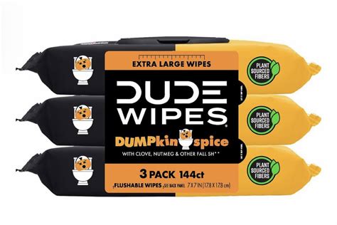 Dude Wipes Is Selling Pumpkin Spice-Scented Butt Wipes For The Fall - BroBible