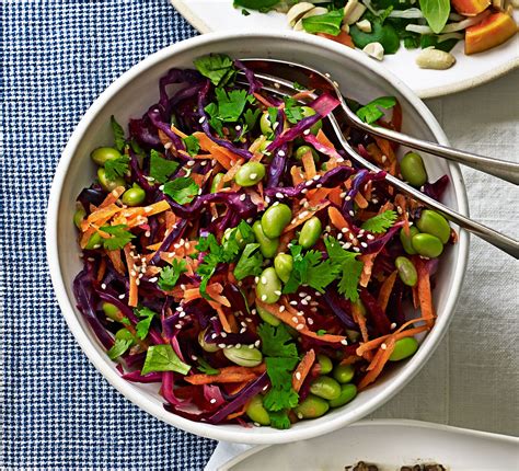 Red cabbage with carrot & edamame beans | Recipe | Bbc good food recipes, Red cabbage, Bean recipes