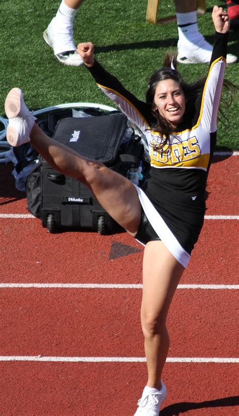 Pacific Lutheran Cheerleader leg kick | MIKE | Flickr