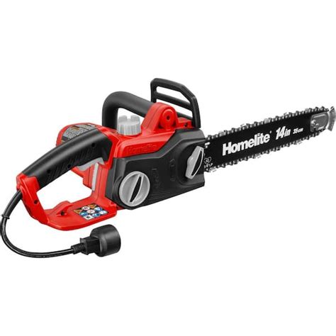 Homelite 14 in. 9 Amp Electric Chainsaw UT43104 - The Home Depot