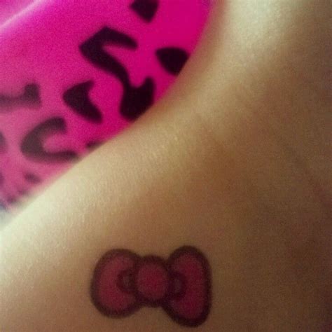 I want a tattoo on my wrist, like this hello kitty bow, but not this ...