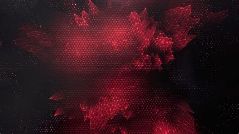 Low Poly Red Triangle Art Abstract Wallpaper,HD Abstract Wallpapers,4k Wallpapers,Images ...