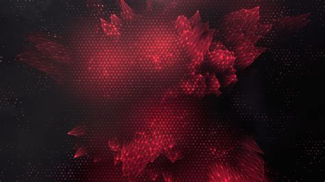 Low Poly Red Triangle Art Abstract Wallpaper,HD Abstract Wallpapers,4k Wallpapers,Images ...