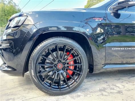 Grand Cherokee Wheels | 22" GT Form Anvil Gloss Black