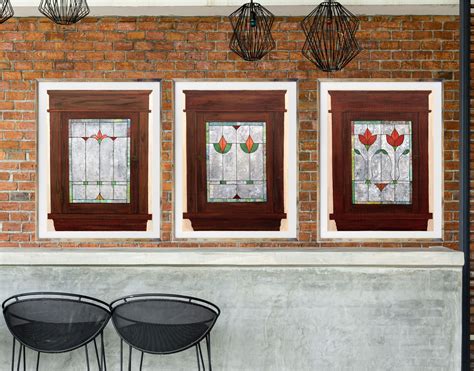 Stained Glass Window painting, window art, art print, commercial art, art for restaurant, office ...