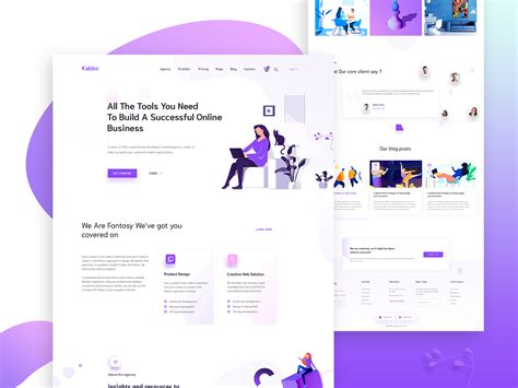 Creative Agency | Service Page Design by Mahfuz Miah on Dribbble