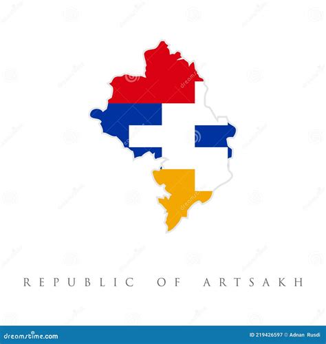 Republic Of Artsakh Flag Waving Stock Photography | CartoonDealer.com ...