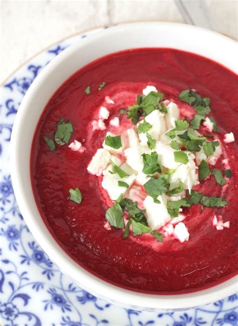 Beetroot soup with feta and sourdough croutons – Cooking It – Cookery ...