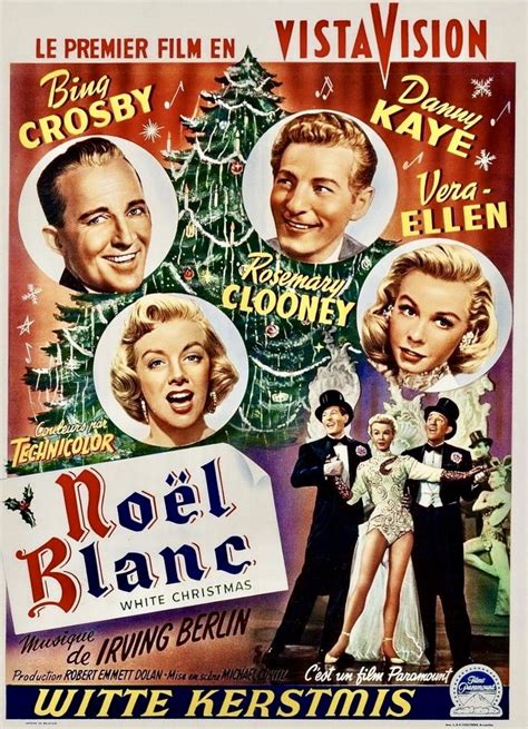 “WHITE CHRISTMAS” MOVIE POSTER- 1954, BELGIUM | Artistas famosos, Filmes, Comédia