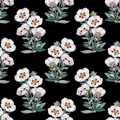 Floral Vintage Wallpaper Pattern Free Stock Photo - Public Domain Pictures