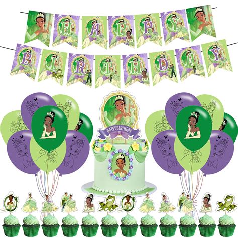 Buy Princess Tiana Party Supplies,Princess and the Frog Tiana Party Decorations,,Princess and ...