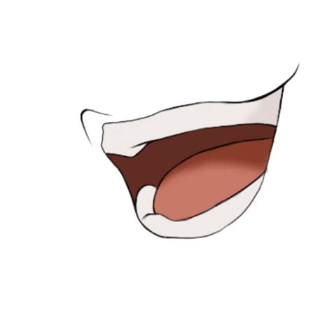 Anime Mouths PNG Images Transparent Background