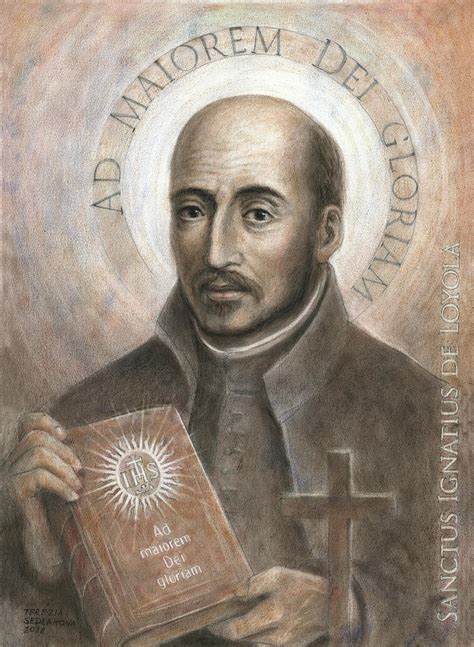 Saint Ignatius of Loyola Painting by Terezia Sedlakova - Fine Art America