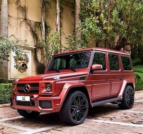 Matte Red Mercedes G Class