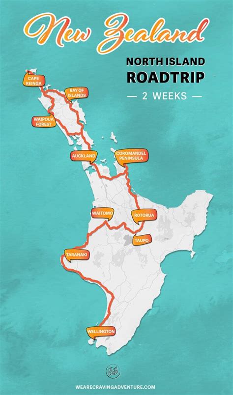 New Zealand North Island Road Trip - 2 Week Itinerary – Craving ...