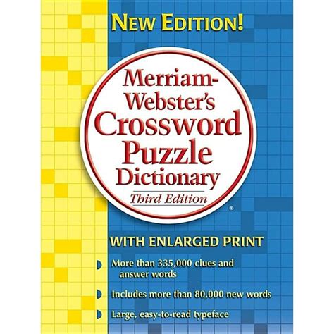 Merriam-Webster's Crossword Puzzle Dictionary (Edition 3) (Paperback ...