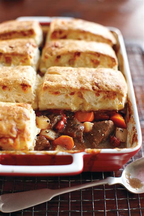 Beef Stew With Cheese Biscuits | Canadian Living