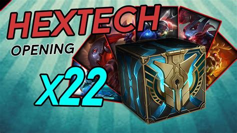 LEGENDARY LEAGUE OF LEGENDS HEXTECH CHEST OPENING X 22 - YouTube