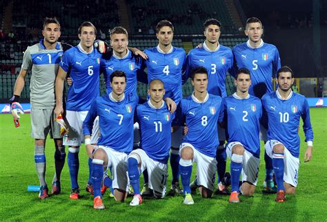 Football Ratings: Average ratings Italy Under-21 in the Euro 2013.