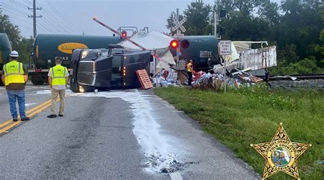 Train collides with semi-truck in Florida, spills Pedialyte | Fox News