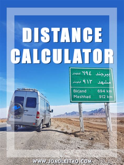 Distance Calculator: Find Travel Road Distances Between Cities