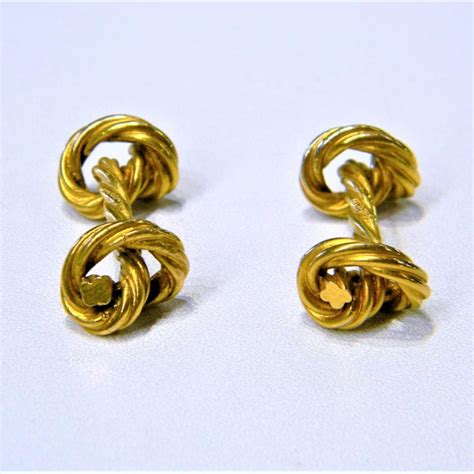 Gold Knot Cufflinks | DB Gems