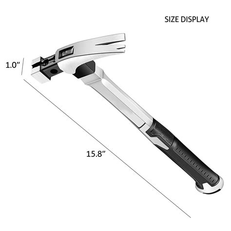 Claw Woodworking Hammer Carbon Steel Multi-tool Non-slip Percussion ...