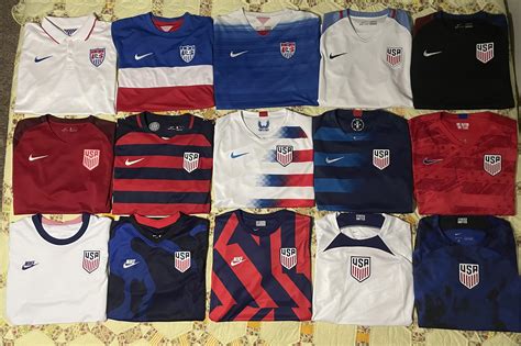 Every kit the USMNT has worn from the last time they played in a World Cup to now. : r/ussoccer